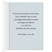 Feliz Durchmesser de Los Padres Spanish (Innen (Rechts))