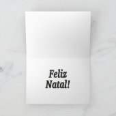 Feliz Geburts-! Frohe Weihnachten in (Innenseite)