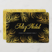 Feliz Geburts- Gruß-Karte Einladung (Vorne/Hinten)