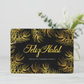 Feliz Geburts- Gruß-Karte Einladung (Stehend Vorderseite)