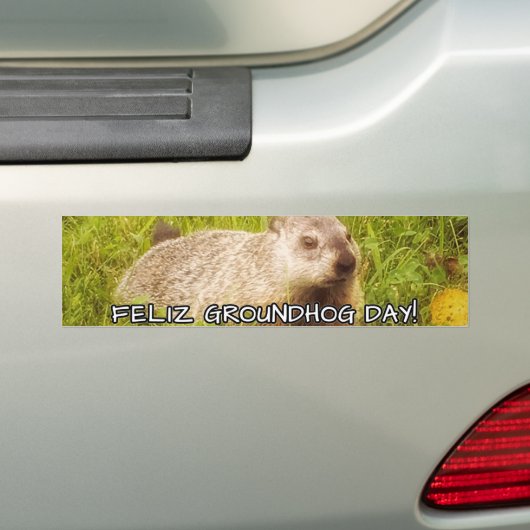 Feliz Groundhog Day! Autoaufkleber (Auf Auto)