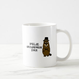 Feliz Groundhog Day! Kaffeetasse