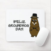 Feliz Groundhog Day! Mousepad (Mit Mouse)