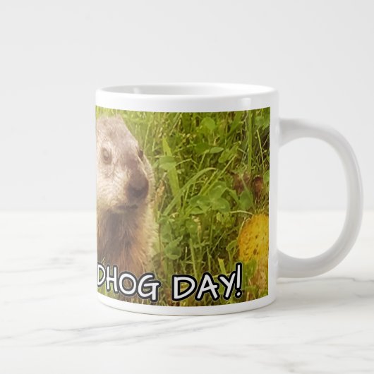 Feliz Groundhog Day! Tasse (Rechts)