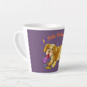 Feliz Halloween Puppy Tasse 12 oz (Linke Ecke)
