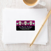 Feliz Muertos - Custom Sugar Skull Address Labels Adressaufkleber (Insitu)