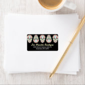 Feliz Muertos - Custom Sugar Skull Address Labels Adressaufkleber (Insitu)