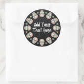 Feliz Muertos - Custom Sugar Skull Stickers (Tasche)