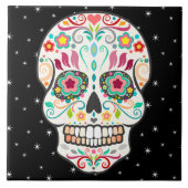 Feliz Muertos - festes Zuckerhut Fliese (Vorderseite)