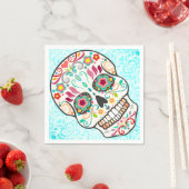 Feliz Muertos - Festival Sugtive Skull Paper Napki Serviette (Beispiel)