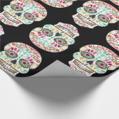 Feliz Muertos - glückliches Geschenkpapier (Ecke)