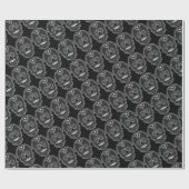 Feliz Muertos - glückliches Geschenkpapier (Flach)