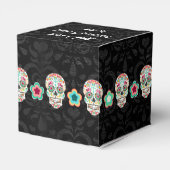 Feliz Muertos - Happy Sugar Skulls Custom Geschenk Geschenkschachtel (Rückseite)