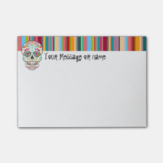 Feliz Muertos - kundenspezifische Zuckerschädel Post-it Klebezettel