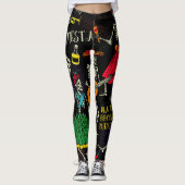 FELIZ MUERTOS Leggings (Vorderseite)