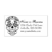 Feliz Muertos Personalisierte Rücksendeadresse Bri Gummistempel (Prägung)