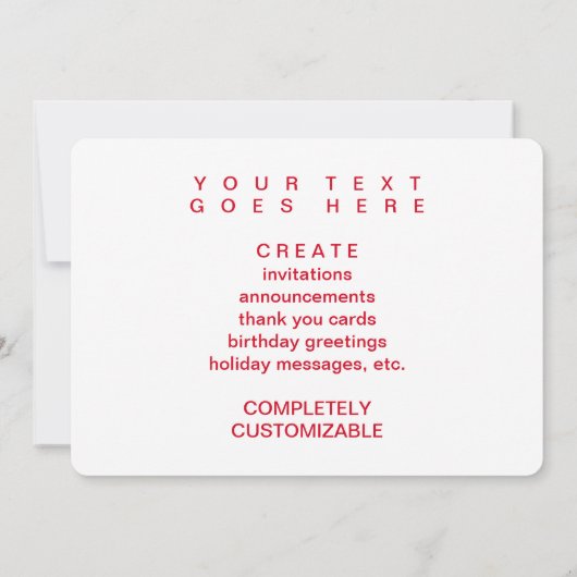 Feliz Natal bokeh Baumlichter Einladung (Rückseite)