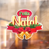 Feliz Natal Fensteraufkleber (Blatt 2)