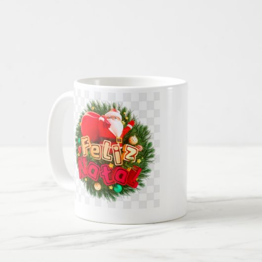 feliz natal kaffeetasse (Vorderseite Links)