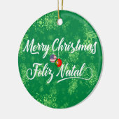 Feliz Natal Keramik Ornament (Links)