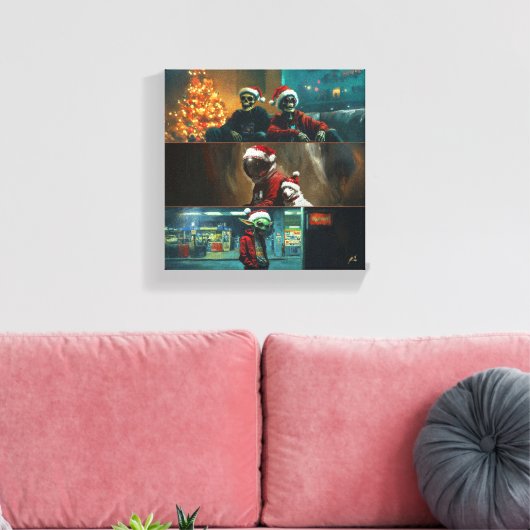 Feliz Natal Leinwanddruck (Insitu (Wohnzimmer))