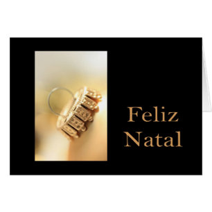 Feliz Natal - Portugiesische Weihnachtskarte