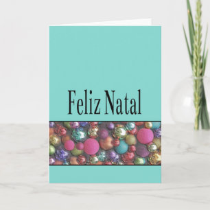 Feliz Natal - Portugiesische Weihnachtskarte Feiertagskarte