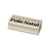Feliz Natal Portugiesische Weihnachtszeit Gummistempel (Stempel)