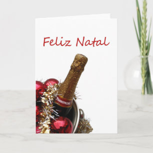 Feliz Natal, Portuguese Christcard Feiertagskarte