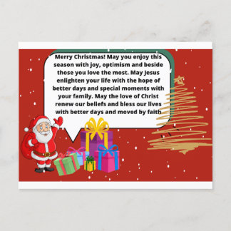 Feliz Natal  Postkarte