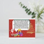 Feliz Natal  Postkarte (Stehend Vorderseite)