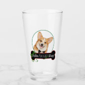 Feliz Naughty Corgi Glas (Vorderseite)