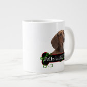 Feliz Naughty Dackel Jumbo-Tasse (Vorderseite Rechts)