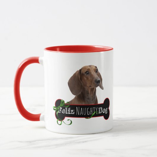 Feliz Naughty Dackel Tasse (Links)