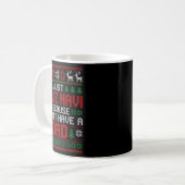 Feliz Navi Dad Christmas Sweater Gift For Holiday  Kaffeetasse (Vorderseite Links)