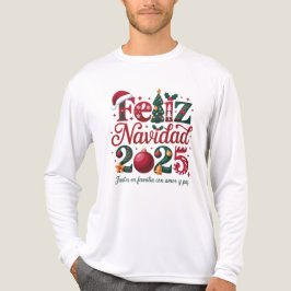 Feliz Navidad 2025 Family Christmas Spanish Tri-Blend Shirt