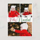 Feliz Navidad 3 Foto Niedlich Spanisch Weihnachten (Vorderseite)