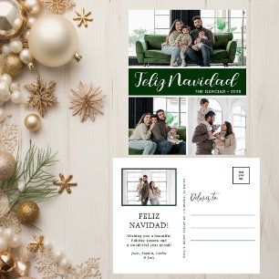 Feliz Navidad 4 Foto Feiertagspostkarte