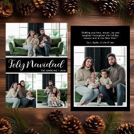 Feliz Navidad 4 Foto Ferienwohnungskarte Feiertagskarte