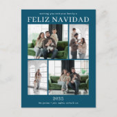 Feliz Navidad 5 Foto Feiertagspostkarte (Vorderseite)