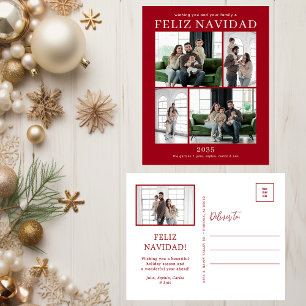 Feliz Navidad 5 Foto Feiertagspostkarte