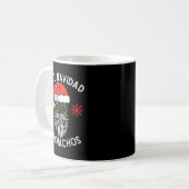 Feliz Navidad Achos Funny Spanish Merry Christmas Kaffeetasse (Vorderseite Links)