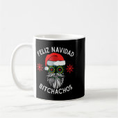 Feliz Navidad Achos Funny Spanish Merry Christmas Kaffeetasse (Links)