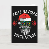 Feliz Navidad Achos Funny Spanish Merry Christmas Karte (Vorderseite)