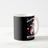 Feliz Navidad Achos Shirt Merry Xmas Funny Santa  Kaffeetasse (VorderseiteRechts)