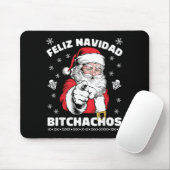 Feliz Navidad Achos Shirt Merry Xmas Funny Santa Mousepad (Mit Mouse)