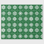 Feliz Navidad Add Family Recipients Name Christmas Geschenkpapier (Flach)