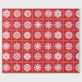 Feliz Navidad Add Family Recipients Name Christmas Geschenkpapier (Flach)