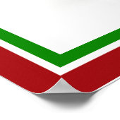 Feliz Navidad - Albernes Santa Goose Poster (Ecke)