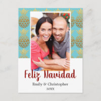 Feliz Navidad Ananas-Feiertags-Foto-Karte